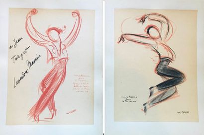 null Jean TARGET (1910-1997)

Deux dessins représentant des danseurs du ballet Le...