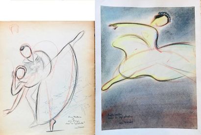 null Jean TARGET (1910-1997)

Deux dessins représentant des danseurs du ballet des...