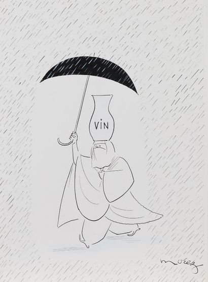 null Henri MOREZ (1922-2017)

Le parapluie

Encre noire, gouache blanche et crayon...