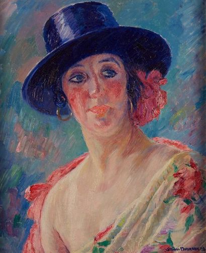 William MALHERBE (1884-1951)

Femme au chapeau

Panneau,...