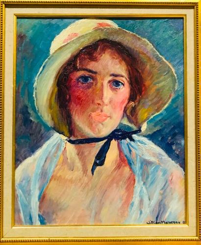 null William MALHERBE (1884-1951)

Femme au chapeau

Panneau, signé et daté 1927

46...