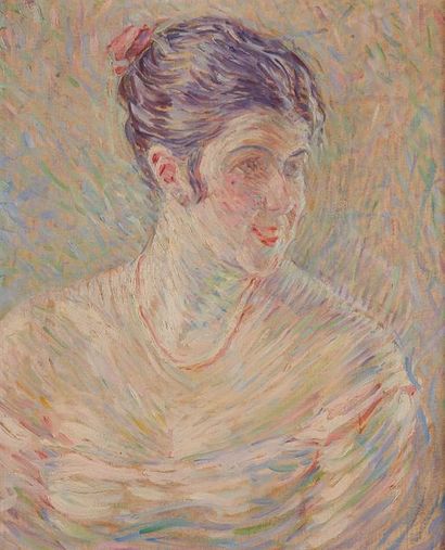 null William MALHERBE (1884-1951) 

Portrait de femme

Toile, cachet de la vente...