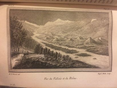 null [ALPES]. BOURRIT (Marc Théodore). Description des Alpes pennines et rhetiennes...