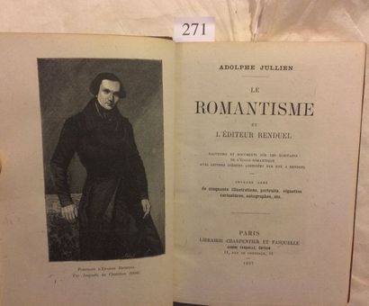 null JULLIEN (Adolphe). Le Romantisme et l’éditeur Renduel. Souvenirs et documents...