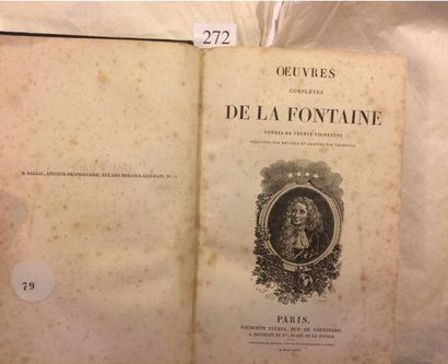 null La FONTAINE (Jean de). OEuvres complètes. Précédées d’une « Notice sur la vie...