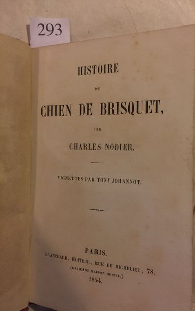 null NODIER (Charles). Histoire du chien de Brisquet. Paris, Blanchard, Éditeur,...