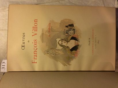 null VILLON (François). OEuvres. Texte revisé et préface par Jules de Marthold. Paris,...