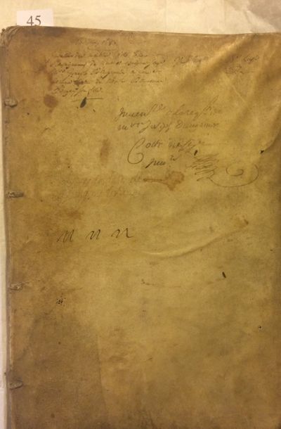 null [ANGENNES & LOMÉNIE de BRIENNE / MANUSCRIT]. Manuscrit de la fin du

XVIIe siècle...