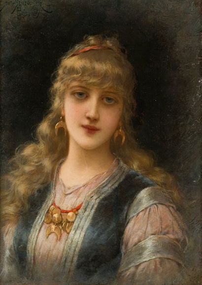 null Émile EISMAN-SEMENOWSKY (1857-1911)

La jeune bohémienne 

Huile sur panneau,...