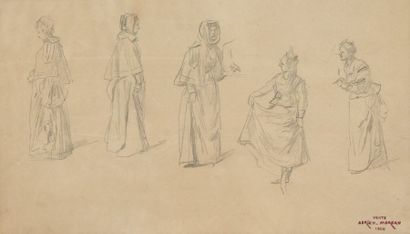 null Adrien MOREAU (1843-1906)

Étude de femmes

Dessin au crayon noir, porte le...