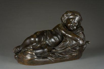 null Attribué à Giovacchino FORTINI

Cupidon endormi, Circa 1700

Important bronze...