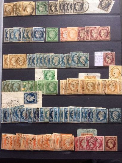 null FRANCE - Classeur contenant des timbres-poste anciens tous états dont n° 6,...