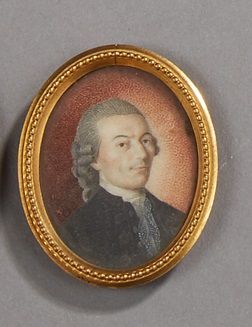 null Ecole FRANCAISE du XVIIIe siècle

Portrait d'homme à la veste grise

Miniature...