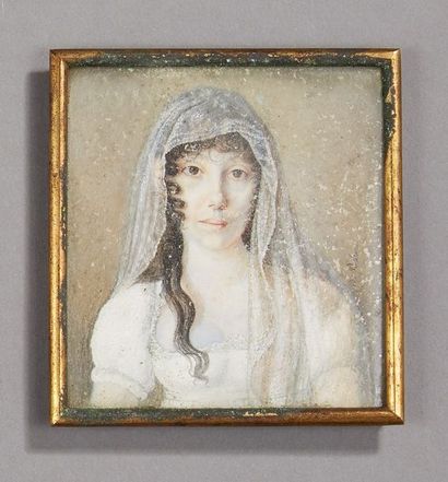 null Jean BELZONS, dit Zolbius (1768-1801)

Portrait de dame au voile blanc

Miniature...