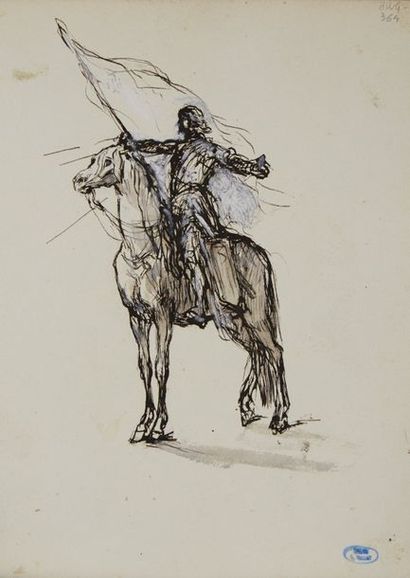 null Louis GALLAIT (Tournai 1810 - Schaerbeek 1887)

Sept études de chevaux

Cachet...