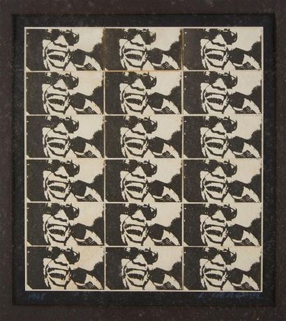 null Roman CIESLEWICZ (1930-1996)
"Ray Charles (Les collages répétitifs)"
Photo,...