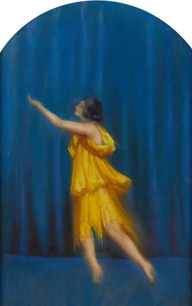 null J.MUTIN (XXe siècle)
Danseuses
Paire de pastels, l'un signé et daté 1930.
45...