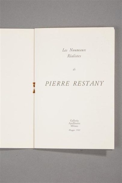 null Fascicule d'exposition
Les Nouveaux Réalistes di Pierre Restany, Galleria Apolinaire...