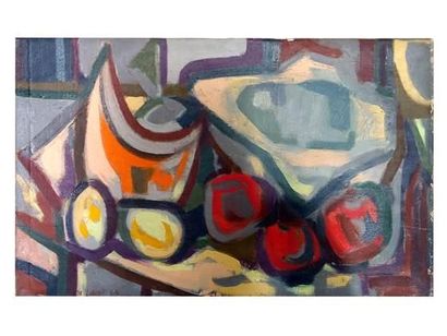 null Jean Claude LIBERT (1917-1995)
Nature morte au potiron et grenades
Huile sur...