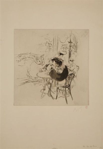 null Louis LEGRAND (1863-1951)
L'Habillage, planche de la suite La Petite classe,...