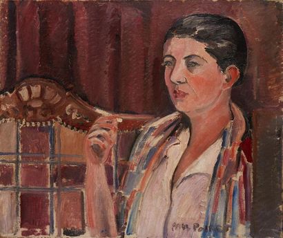 Paul POIRET (1879 - 1944)
Portrait de femme
Huile...