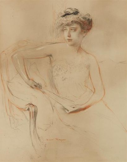 Henri Paul ROYER (1869-1938)
Femme assise...