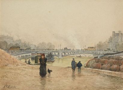Henry MOUREN (1844-1926)
Paris, la Seine...