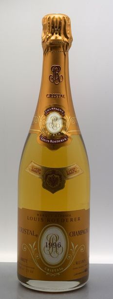 null 1 bottle CHAMPAGNE "Cristal", Roederer 1996 Sold in collaboration with the SVV...
