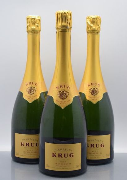 null 6 bottles CHAMPAGNE "Grande Cuvée", Krug Sold in collaboration with SVV Euvrard...