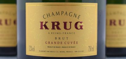null 6 bouteilles CHAMPAGNE "Grande Cuvée", Krug Vendu en collaboration avec la SVV...