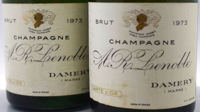 null 2 bouteilles CHAMPAGNE A.R. Lenoble 1973 (LB) 