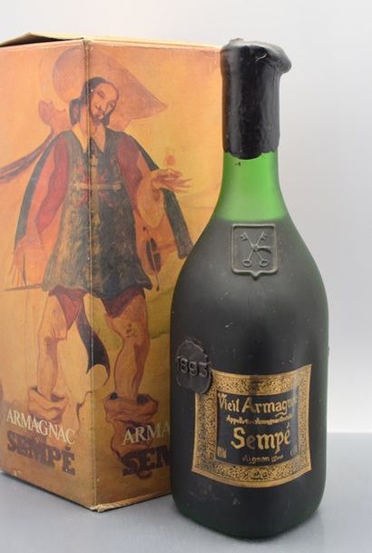 null 1 bouteille ARMAGNAC Sempé 1893 