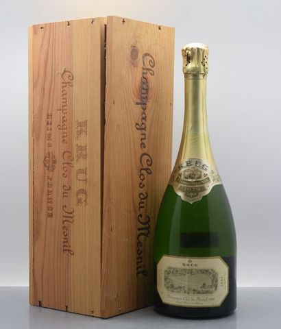 null 1 bottle CHAMPAGNE "Clos du Mesnil", Krug 1979 (TLB) cb Sold in collaboration...