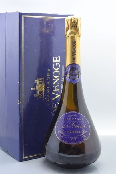 null 1 bouteille CHAMPAGNE "cuvées des Princes", de Venoge 1985 (coffret) 