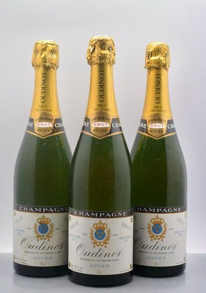 lot de 2 capsules de champagne chateau d'avize n°1 & n°2 