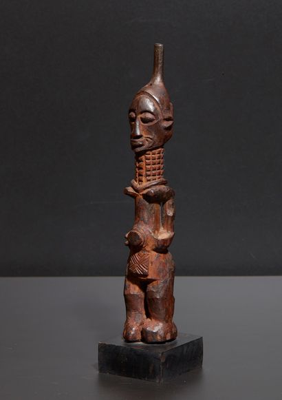 ﻿Statuette Luluwa 
R. D. du Congo 
Bois....