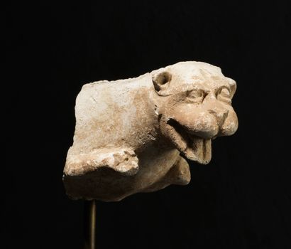 ﻿Protomé de lion 
Art du Gandhara, ca 3°-5°siècles....
