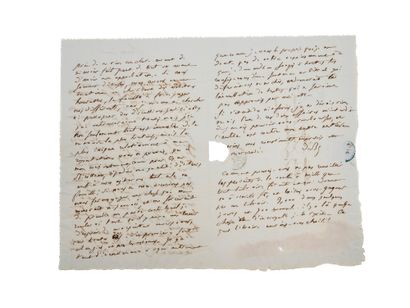 BALZAC Honoré de. Autograph letter signed to his publisher H. Delloye. 3 pages in-8...