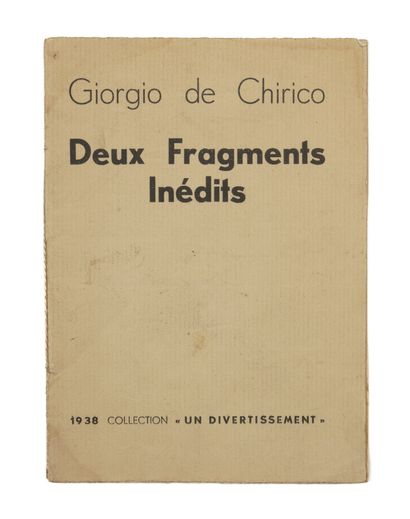 CHIRICO Giorgio de.