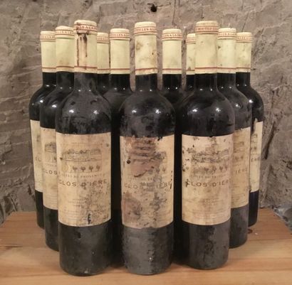 12 bottles CÔTES DE PROVENCE Clos d'Ière...