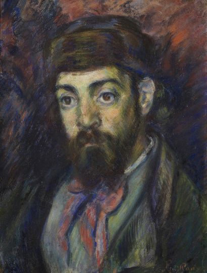 Armand GUILLAUMIN (1841-1927) PORTRAIT DE MONSIEUR MARTINEZ, circa 1880 Pastel sur...