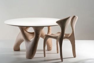 Cyril Zakrzewski Chair 
Dune 
Birch 
 Creation date : 2017 H 90 W 60 D 50 cm 