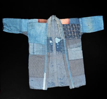 JAPON Boro noragi 
Coton recyclé Date de création : vers 1900, période Meiji H 118...