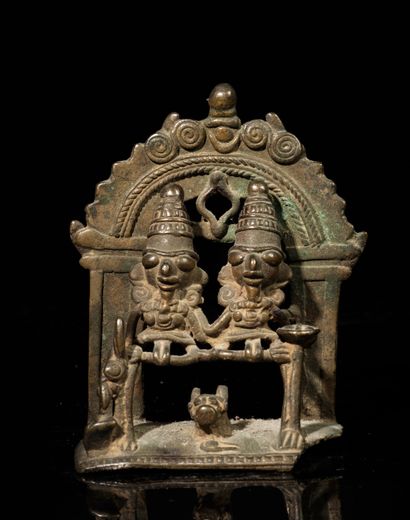 ﻿Ancienne représentation populaire 
de Shiva...
