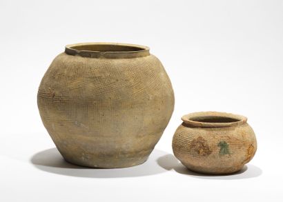 ﻿Deux pots 
Vietnam, culture de Đông Sơn,...