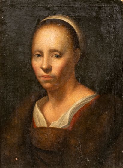 36. École HOLLANDAISE vers 1750 Portrait...
