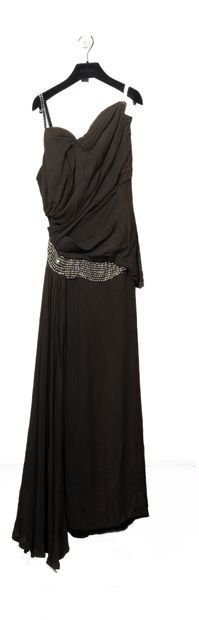 ANONYMOUS, circa 1940 
Long dress, black...