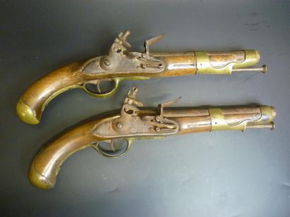 Paire de pistolets de cavalerie modèle 1763
