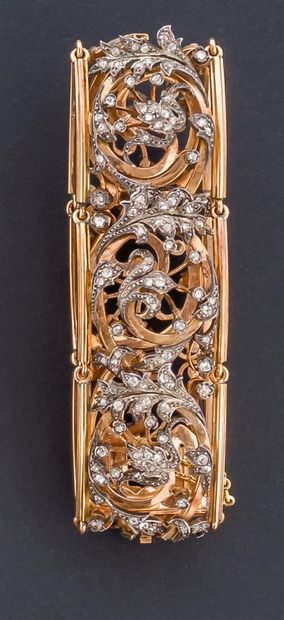 DAUBREE Bracelet articulé en or