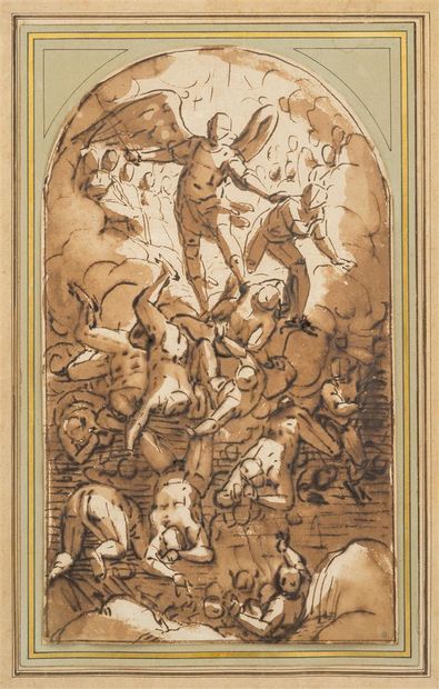Luca CAMBIASO (1527-1585) Saint Michel et les anges rebelles Luca CAMBIASO (1527-1585)
Saint...